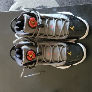 Light Grey Air Jordan's 6 rings. Size 9.5 men's shoes.